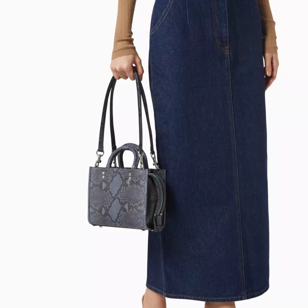 Coach Rogue 20 in Blue Python-Sold Out - Picture 7 of 15